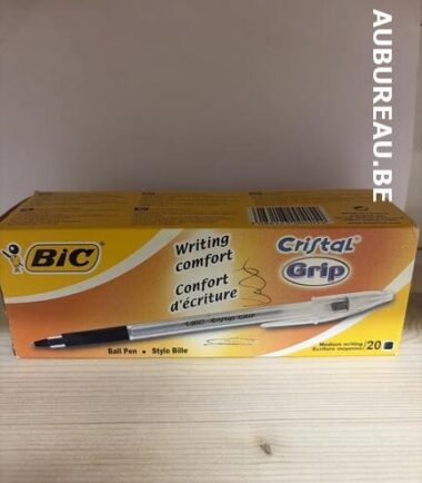 Bte de 20 stylo bille BIC cristal encre noire