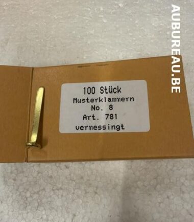 Bte d’attache parisiennes 100 pièces réf. 781