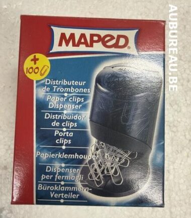 Distributeur d’attache tout avec 100 attache tout Maped réf. 537500